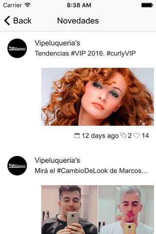 Vipeluqueria´s screenshot 3