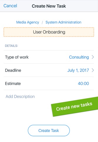 actiTIME Mobile Timesheet screenshot 4