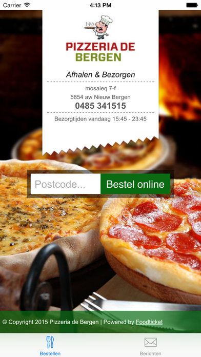 How to cancel & delete Pizzeria de Bergen from iphone & ipad 2