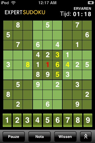 Expert Sudoku screenshot 3