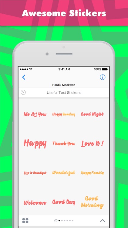 Useful Text Stickers stickers by Hardik Meckwan