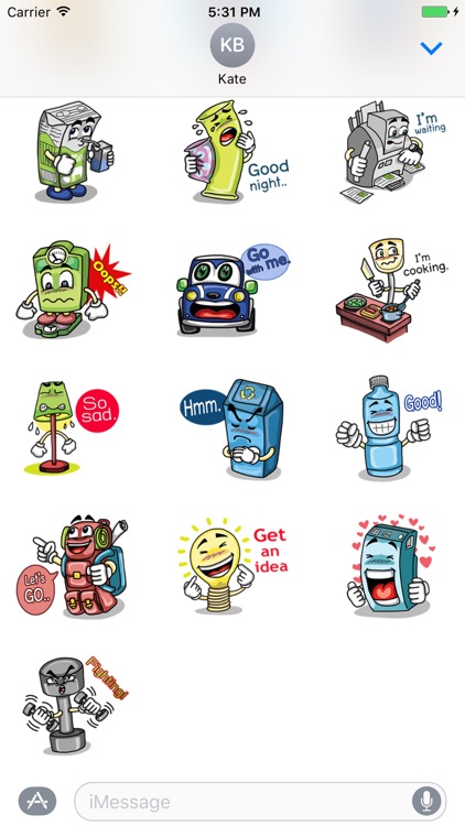 My Talking Things - Cute Emoji Stickers screenshot-3