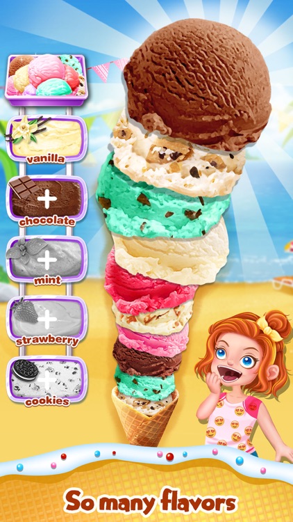 Summer Frozen Ice Cream - Icy Desserts Food Maker