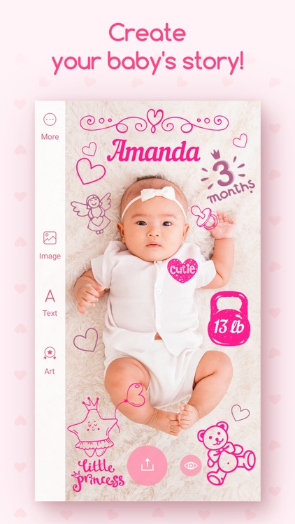 Tiny Memories - Photo Editor for Baby Pics