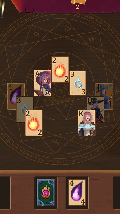 Witch Card Game Solitaire - Magical Pyramid