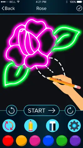 Game screenshot How to Draw Glow Flower Step by Step for Beginners mod apk