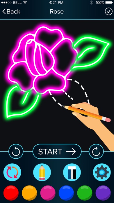 How to cancel & delete How to Draw Glow Flower Step by Step for Beginners from iphone & ipad 1