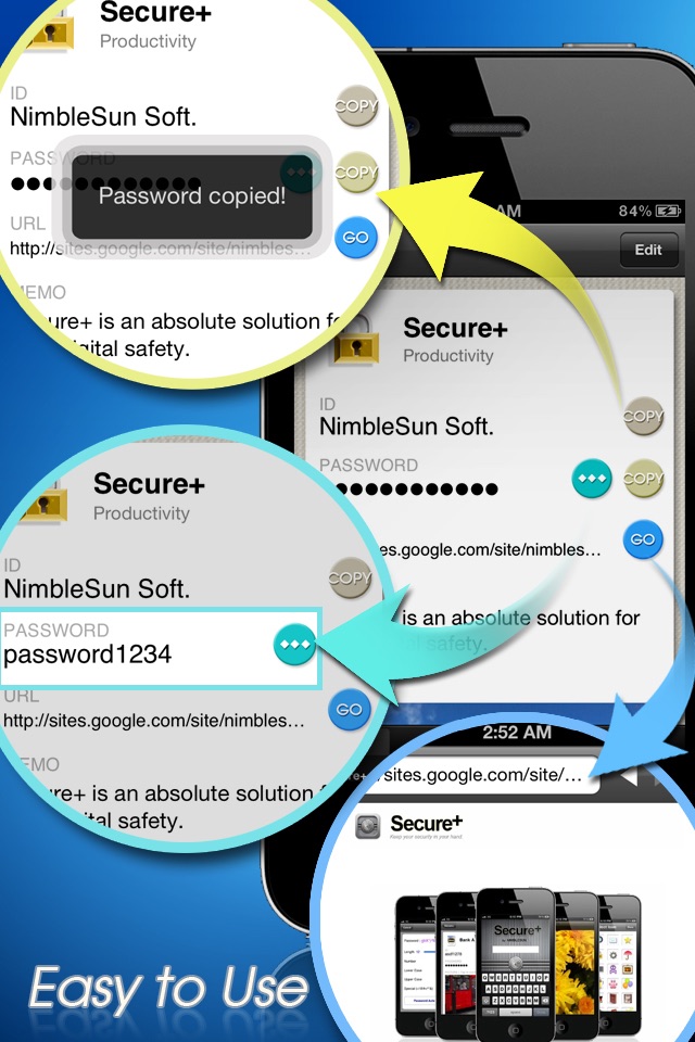 Secure+ Password Manager :Lite screenshot 3