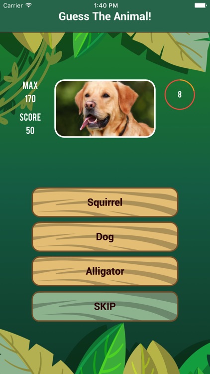 Animals Quiz Guess Game for Pets and Wild Animals