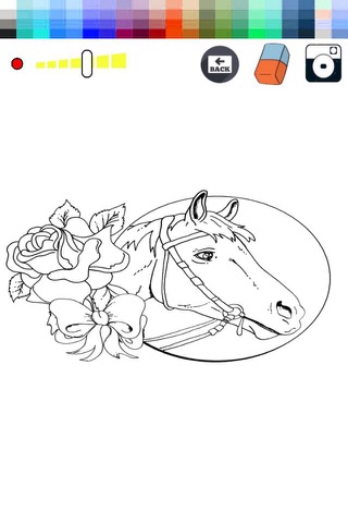 The Coloring Pony Book For Little Unicorn Girls screenshot 2