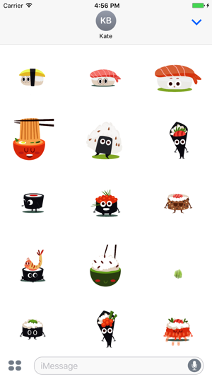 Animated Sushi Stickers