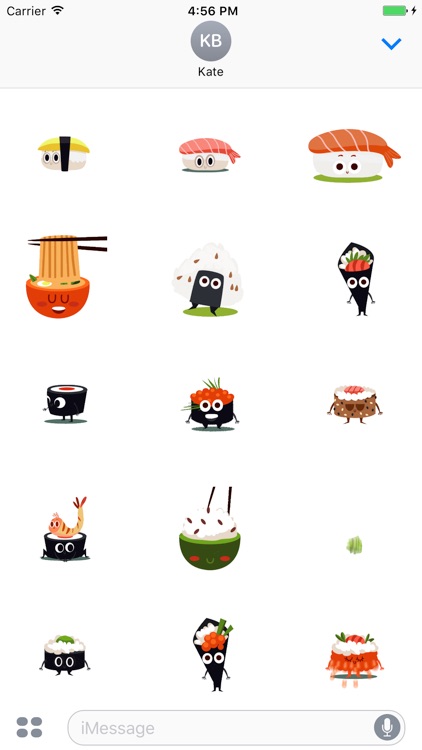 Animated Sushi Stickers