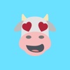Cows + Cattle Emojis & Stickers - Cow Moji