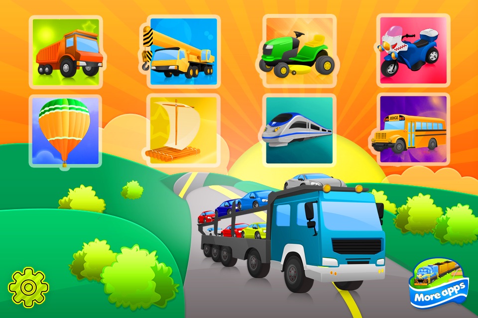 Trucks and Shadows Puzzles Games screenshot 3