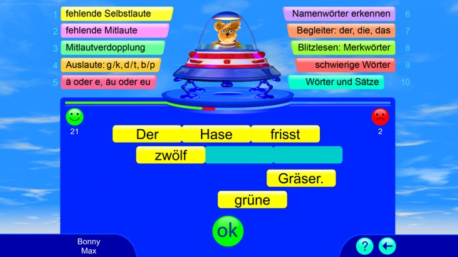 Richtig schreiben mit Fragenbär(圖5)-速報App