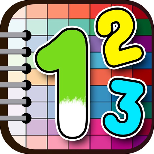123 Coloring Book - drawing pad Icon