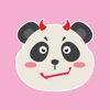 Devil Panda Stickers