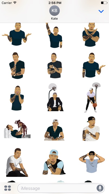 Kane Brown Sticker and Emoji Pack