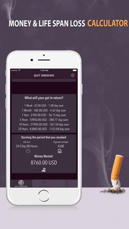 Quit Smoking-App : Stop Smoking Cigarettes