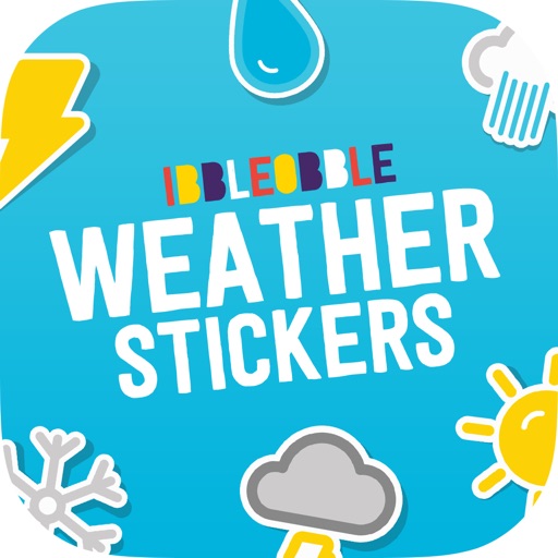 Ibbleobble Weather Stickers for iMessage iOS App