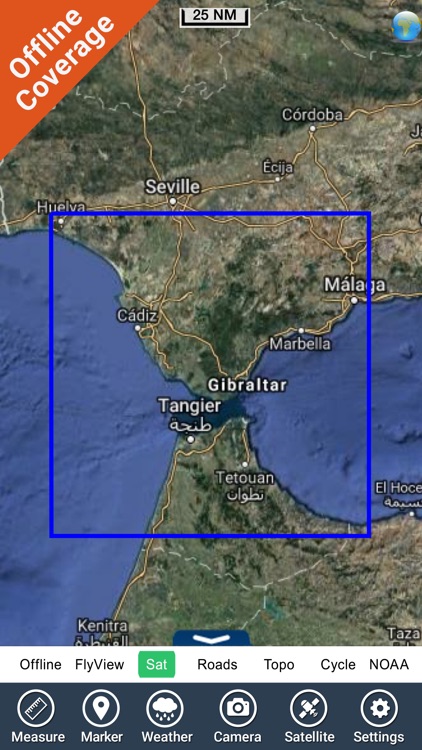 Marine: Ceuta - GPS Map Navigator screenshot-4