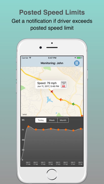 SafeDrive: Monitor speed of your teen driver screenshot-3