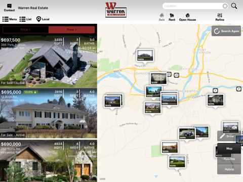 Warren Real Estate for iPad screenshot 2