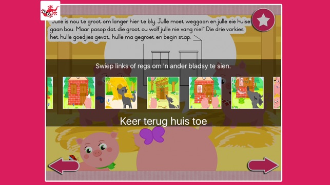 Die Drie Varkies Kinderstorie in Afrikaans(圖5)-速報App