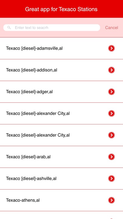 Great app for Texaco Stations