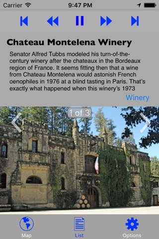 Napa & Sonoma Wine GPS SelfTour screenshot 2