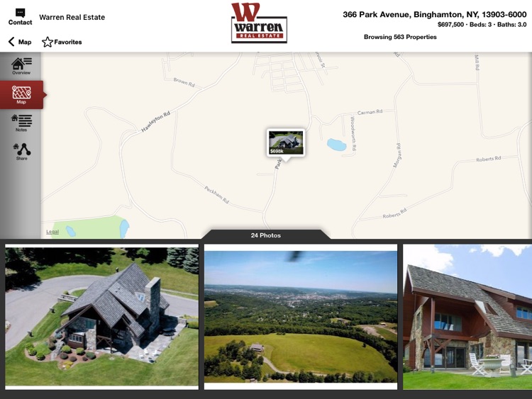 Warren Real Estate for iPad