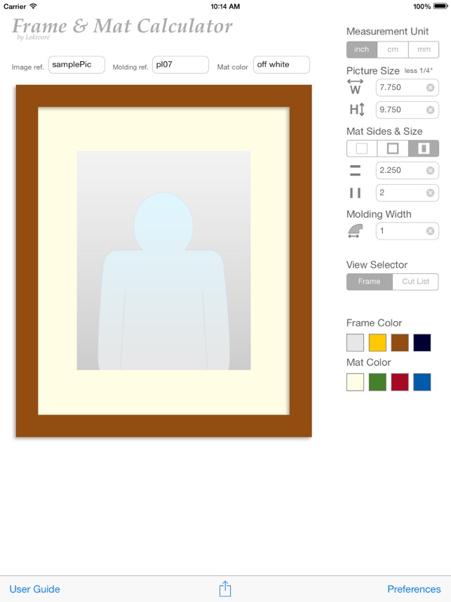 Picture Frame Calculator(圖1)-速報App