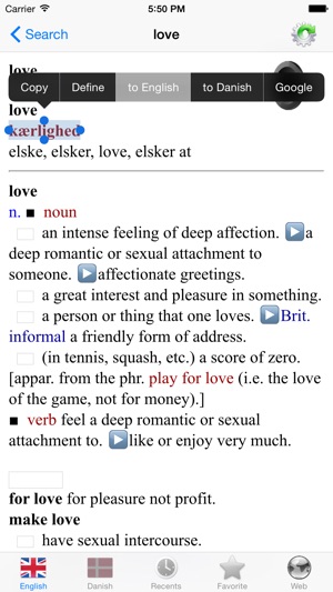 Danish English dictionary - Dansk Engelsk ordbog(圖2)-速報App