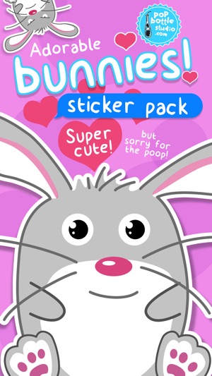 Adorable Bunnies Stickers - by Pop Bottle Studio(圖1)-速報App