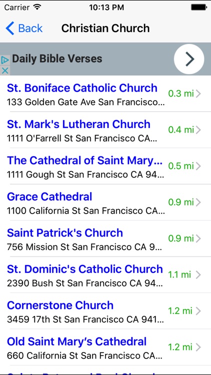 Church Finder: Find & Locate Nearby Churches