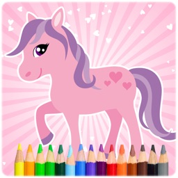 Pony Colouring and Painting Book