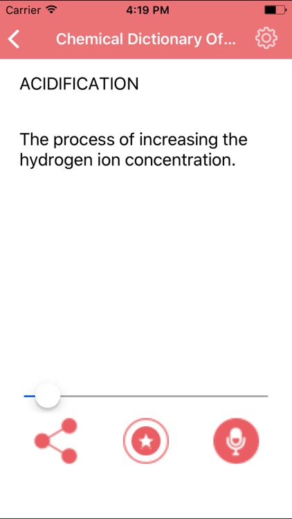 Chemical Dictionary - Terms Definitions