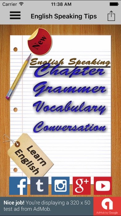 How to cancel & delete English Speaking Course - Learn Grammar Vocabulary from iphone & ipad 1