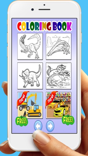 Coloring Book Dinosaurs  Games For Kids(圖4)-速報App