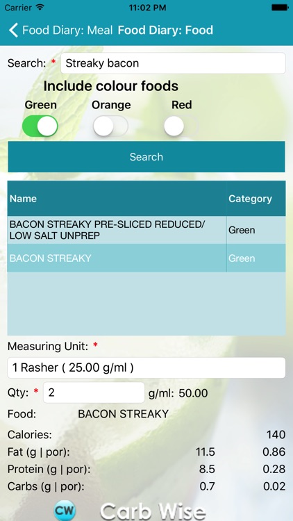 Carb Wise screenshot-4