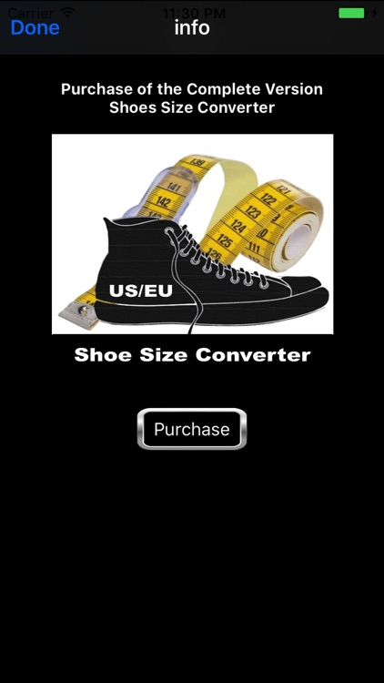 Shoes Size Converter Lite