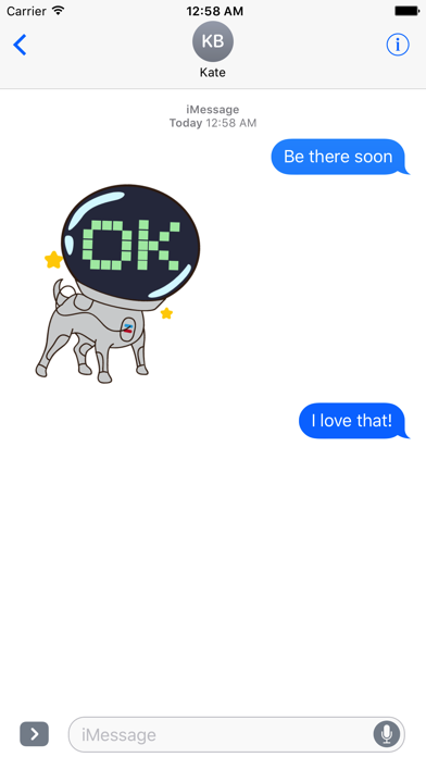 How to cancel & delete Astronaut Dog Stickers for iMessage from iphone & ipad 2