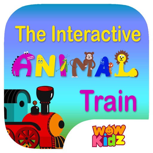 Animated Animals Train for Learning icon