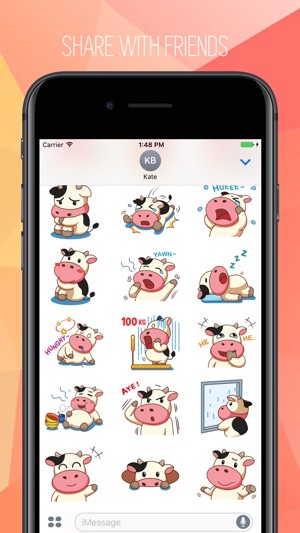 Little Cow! Stickers(圖2)-速報App