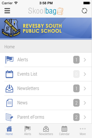 Revesby South Public School - Skoolbag screenshot 2
