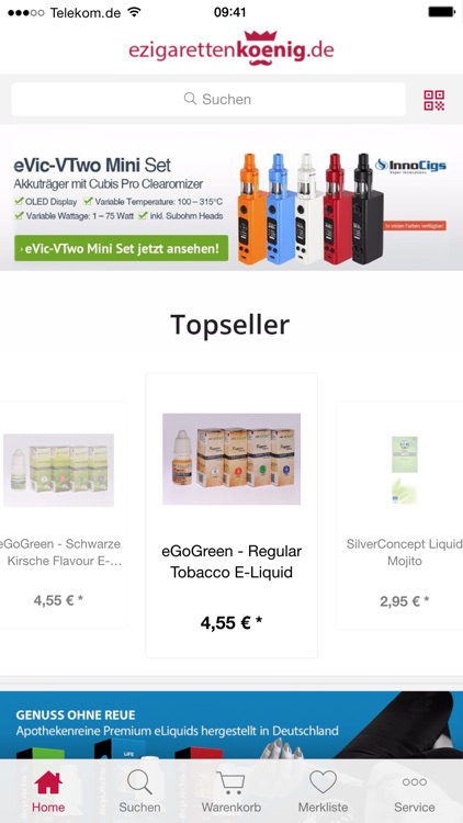 eZigarettenkoenig Online Shop