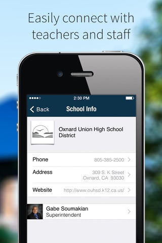 Oxnard Union High School District screenshot 2