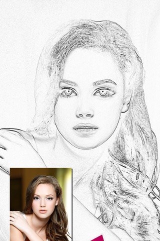 Beauty Sketch Drawing Camera screenshot 2