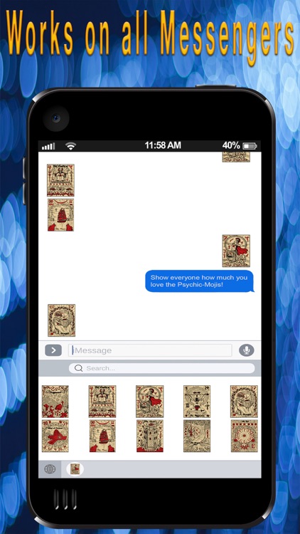 PsychicMoji -Your Daily Tarot Emoji Messenger App screenshot-3