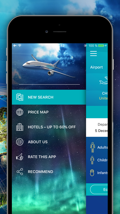 Airfare Finder - Cheap Tickets, Hot Flight Deals screenshot 3